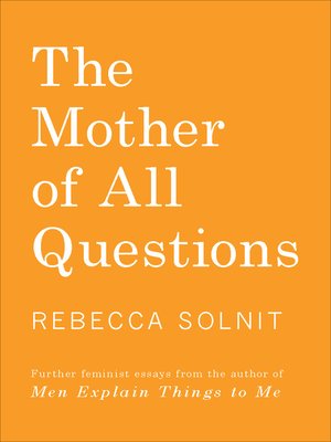 cover image of The Mother of All Questions